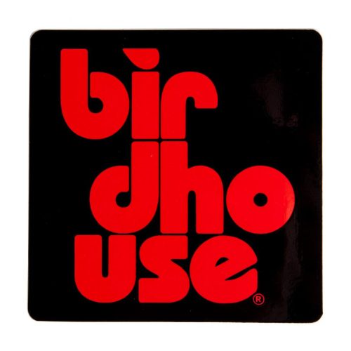 Birdhouse Sticker - Red