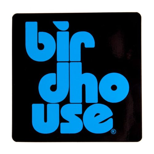Birdhouse Sticker - Blue