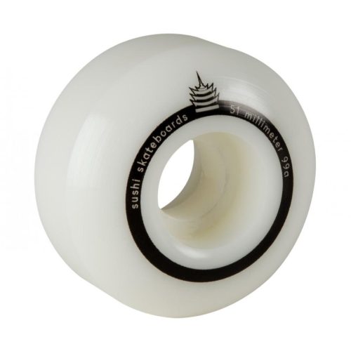Sushi Pagoda Team V2 51mm Skateboard Wheels - White