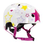 SFR Adjustable Kids Helmet - White / Pink