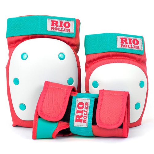 Rio Roller Triple Pad Védőszett - Fekete Rose
