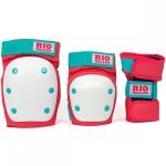 Rio Roller Triple Pad Védőszett - Piros Menta