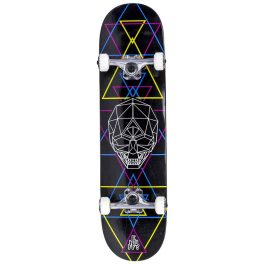 Enuff Geo Skull 8” Skateboard - CMYK
