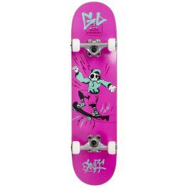 Enuff Skully Mini 7.25" Skateboard - Pink