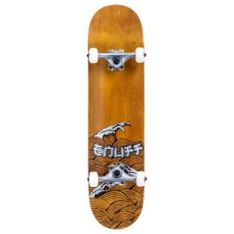 Enuff Big Wave 8" Skateboard - Brown Silver