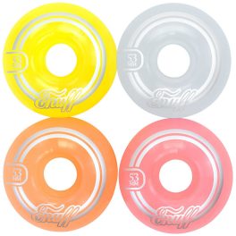 Enuff Refresher II 53 mm Skateboard Wheels - Pastel Mix