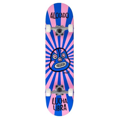 Enuff Lucha Libre 7.75" Skateboard - Pink / Blue