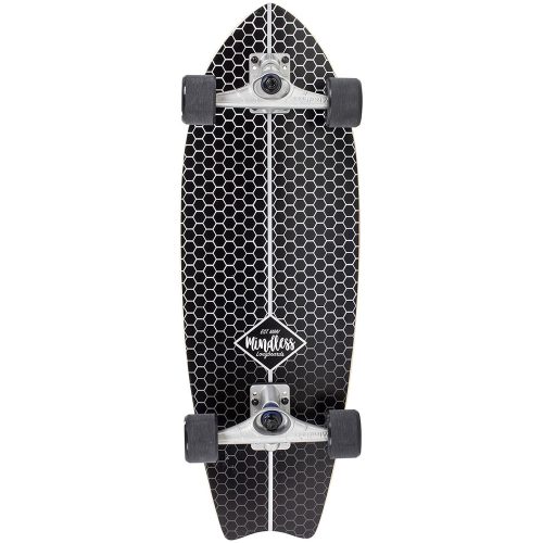 Mindless Surf Skate Fish Tail 29.5" Cruiser - Black