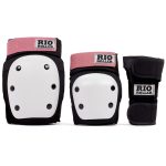 Rio Roller Triple Pad Védőszett - Fekete Rose