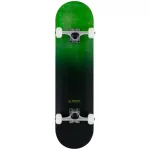 Rocket Double Dipped 8" Skateboard - Black