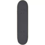 Rocket Double Dipped 8" Skateboard - Black
