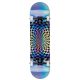 Rocket Warp Foil 8" Skateboard - Silver