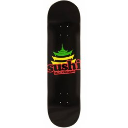 Sushi Pagoda 8.125" Skateboard Deck -  Black