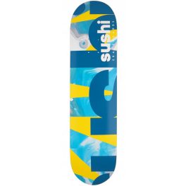 Sushi Spectrum 8" Skateboard Deck -  Yellow Teal