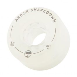 Arbor Shakedown 58mm Wheels - Ghost White 
