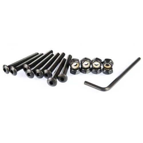 D Street Mounting Bolt Set Domehead 1 3/8" - Black