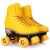 Rookie Classic 78 Quad Skates - Yellow