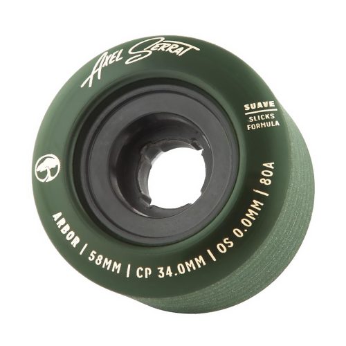 Arbor Suave Axel Serrat Signature 58mm Wheels - Dark Green