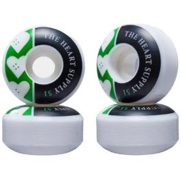 Heart Supply Squad 51mm Skateboard Wheels - Green