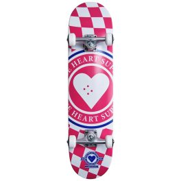 Heart Supply Insignia Check 7.75" Skateboard - Pink