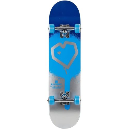 Blueprint Sray Heart V2 8.25" Skateboard - Red/Blue