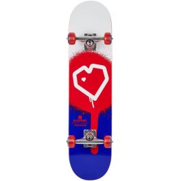 Blueprint Sray Heart V2 8" Skateboard - Red Blue