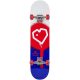 Blueprint Sray Heart V2 8" Skateboard - Red Blue