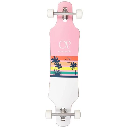 Ocean Pacific 39" Sunset Longboard - Rózsaszín