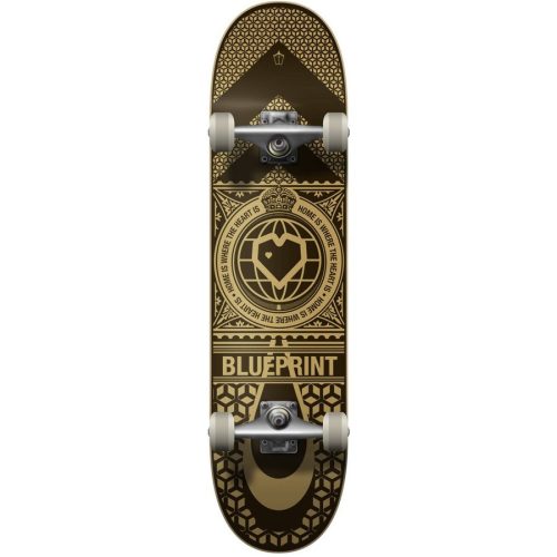 Blueprint Home Heart V2 8" Skateboard - Black
