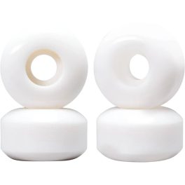 Essentials Skinny 53mm 99A Skateboard Wheels - White