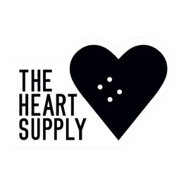 The Heart Supply Logo Sticker - Black