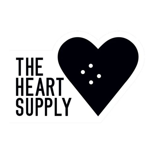 The Heart Supply Logo Sticker - Black