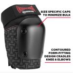 187 Killer x Independent Combo Knee&Elbow Pads - Black