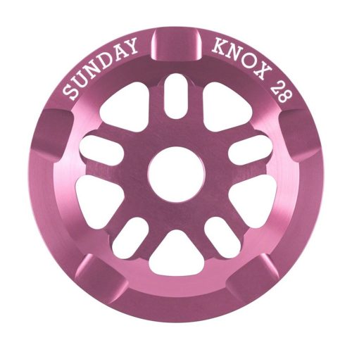 Sunday Knox Guard Sprocket 28T - Matte Pink