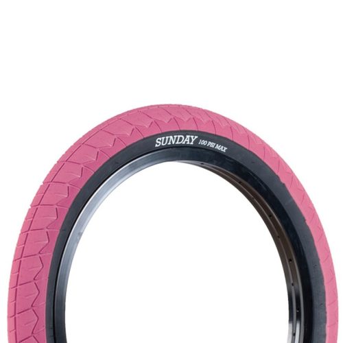Sunday Current v2 20" 2.4" Tire - Black Pink