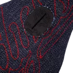 Odyssey Big Stitch Fat Pivotal Ülés - Farmer Anyag Piros Hímzéssel 