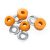 Independent Cylinder Medium 90 Bushings - Orange