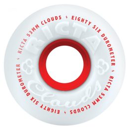 Ricta Clouds 55mm Wheels - White Red
