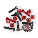 Independent Phillips Bolt Set - 1" Black Red