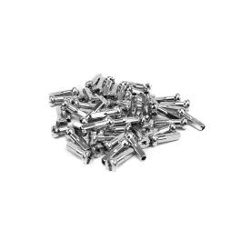 Mission Brass Spoke Nut Set 16mm - Silver
