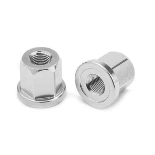 Mission 10mm Axle Nuts - Silver