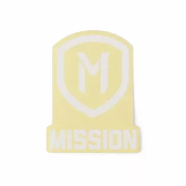 Mission Sticker - White