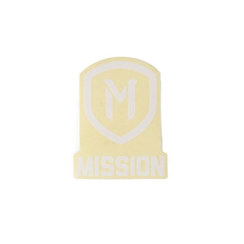 Mission Sticker - White