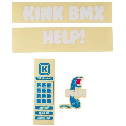 Kink Frame Decal Kit - Williams Blue