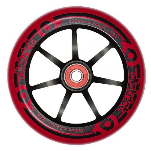 District W-series Wheel 100 mm - Red