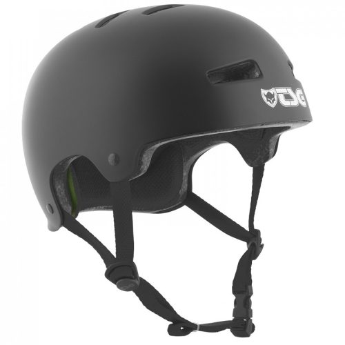 TSG Evolution Solid Color Asian Fit Helmet - Matte Black