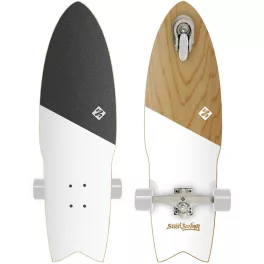 Street Surfing Shark Attack 30" Casterboard - Koa White