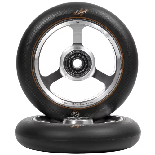 North Index G5 110 mm Kerekek - Ezüst Fekete