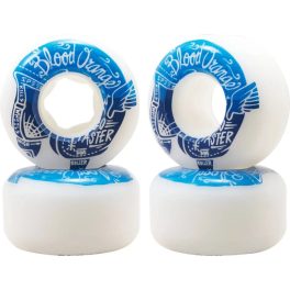   Blood Orange Street Raw Rounded 99A Cruiser 52 mm Skateboard Wheel - Blue
