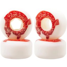  Blood Orange Street Raw Rounded 99A Cruiser 58mm Skateboard Wheel - Red